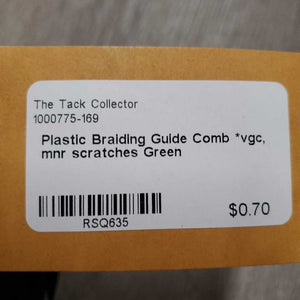 Plastic Braiding Guide Comb *vgc, mnr scratches