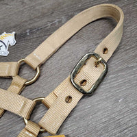 Thick Nylon Halter *vgc, clean, mnr stains & rubs, glue residue, older
