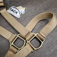 Thick Nylon Halter *vgc, clean, mnr stains & rubs, glue residue, older
