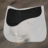 Everline Thin Quilt Non Slip Top Dressage Pad *gc, stained, mnr hair, pills, edge rubs, threads