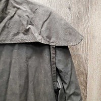 Full Length Oilskin - Slicker *gc, dirty, rubs, older, v.tiny hole
