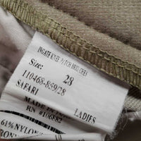 Euroseat Breeches *vgc, undone seam stitching, thread, discolored seat & legs, seam puckers, ?shrunk
