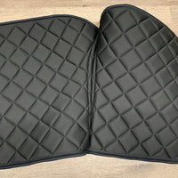 Dressage Saddle Pad, 2x Piping "Feathers" *new