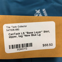 LS "Base Layer" Shirt, zipper, tag *New
