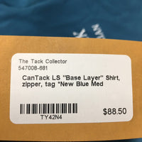 LS "Base Layer" Shirt, zipper, tag *New
