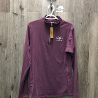 LS "Base Layer" Shirt, zipper, tag *New
