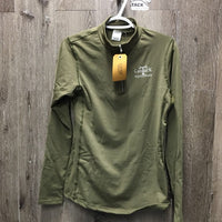 LS "Base Layer" Shirt, zipper, tag *New
