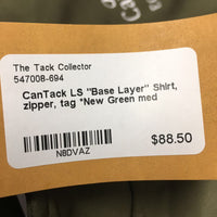 LS "Base Layer" Shirt, zipper, tag *New
