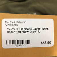 LS "Base Layer" Shirt, zipper, tag *New
