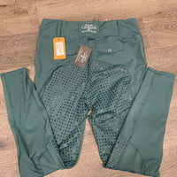 Sticky Full Seat Riding Tight Breeches, Thigh & Back Pockets, tags *new
