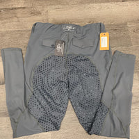 Sticky Full Seat Riding Tight Breeches, Thigh & Back Pockets, tags *new

