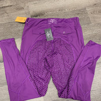 Sticky Full Seat Riding Tight Breeches, Thigh & Back Pockets, tags *new
