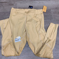 Sticky Full Seat Riding Tight Breeches, Thigh & Back Pockets, tags *new
