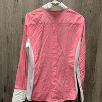 LS Show Sun Shirt, attached Magnetic Collar *xc, wrinkled
