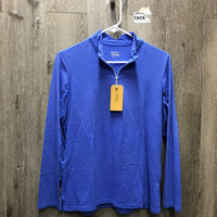 LS Sun Shirt, 1/4 zip up, mesh sleeves *xc
