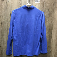 LS Sun Shirt, 1/4 zip up, mesh sleeves *xc
