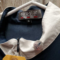 SL Show Shirt, 1/4 zip up *vgc, crinkled & dingy collar, mnr rubs
