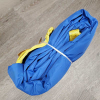 Fitted Show Rain Sheet NOT FOR TURNOUT, ties, tail *vgc, mnr wpf, mnr dirt, stain, older
