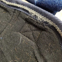 Front & Hind Shipping Boots, Light Fleece Lining *gc, dirt, rubs, frayed edges, stains, older, scrapes
