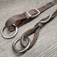 Adjustable Running Martingale Attachment, buckle *gc/fair, stiff, v.creased, twist, bent, dirt, dry
