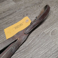 Adjustable Running Martingale Attachment, buckle *gc/fair, stiff, v.creased, twist, bent, dirt, dry
