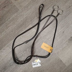 Flat Leather Running Martingale *vgc, no stopper, stiff, mnr dirt, xholes, creases, dents, rubs