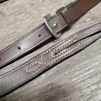 Flat Leather Running Martingale *vgc, no stopper, stiff, mnr dirt, xholes, creases, dents, rubs
