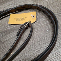 Braided Reins, stoppers *vgc, dry
