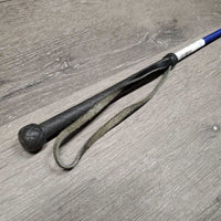 Riding Crop - Whip, handle *vgc, clean, mnr edge rubs
