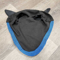 Mesh Ear Bonnet Fly Veil, 1x bling *vgc, loose bling, mnr threads, hair & dusty, curled edges
