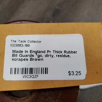 Pr Thick Rubber Bit Guards *gc, dirty, residue, scrapes
