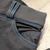 Full Seat Breeches *gc, many snags, undone stitching
