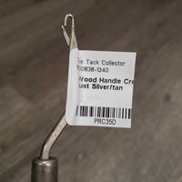 Wood Handle Crochet Hook *gc, rust
