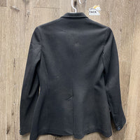 Vintage HeavyPolyester Show Jacket *gc/fair, older, dusty, mnr dirt, hair, snags, pulled lining seam
