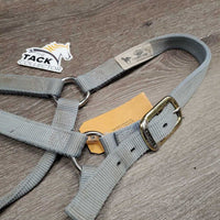 Thick Nylon Halter *gc/fair, dirty, faded, dingy, frayed edges, stains
