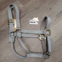 Thick Nylon Halter *gc/fair, dirty, faded, dingy, frayed edges, stains
