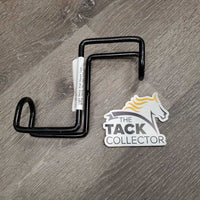 Light Metal Stall Mount Tack - Bridle Hook *gc, mnr rust, scuffs, scratches, scrapes
