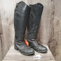 Winter Field Boots, 2 plastic forms *gc, dirty, faded, scratches, rubs, Sticky Zip:R
