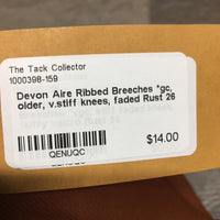 Ribbed Breeches *gc, older, v.stiff knees, faded
