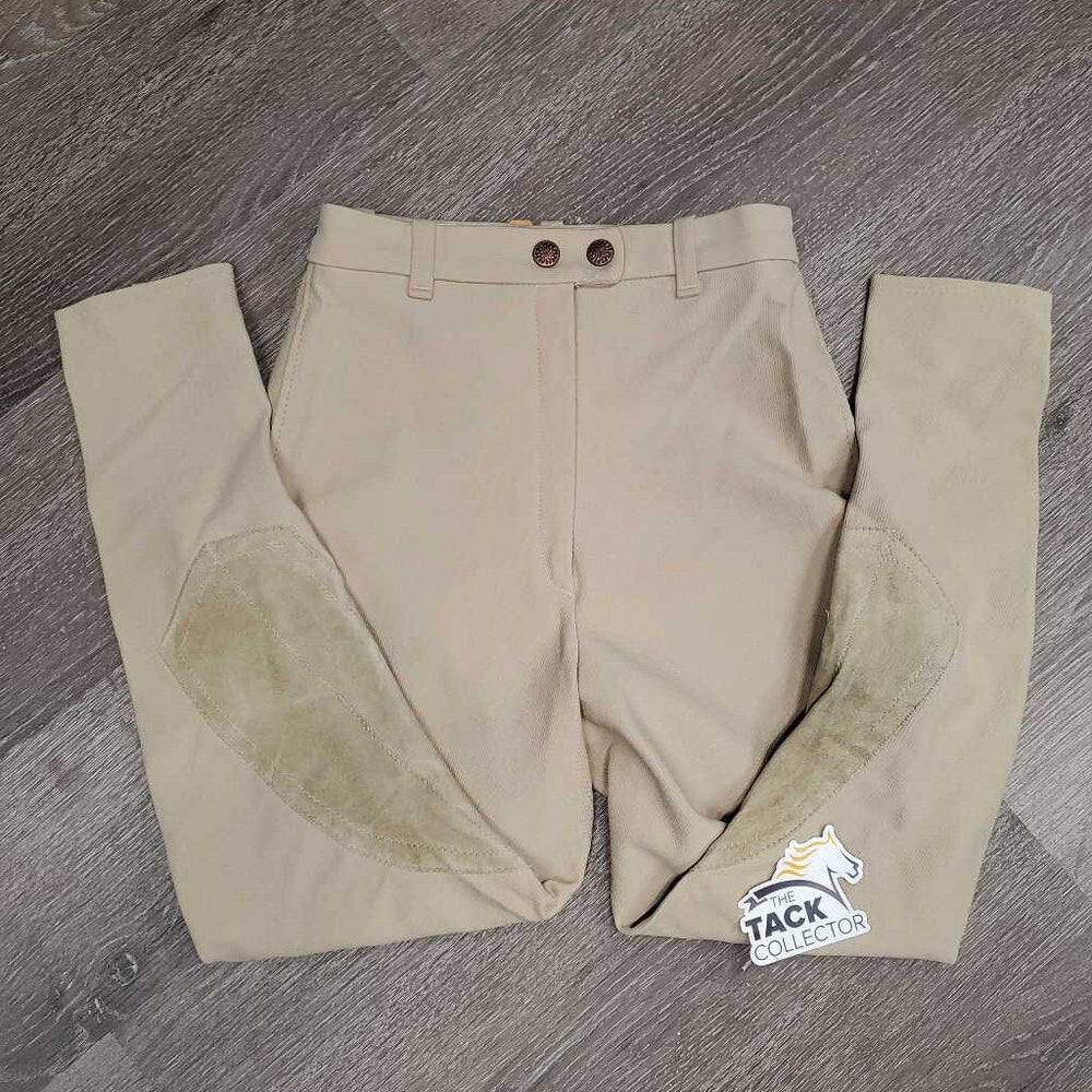 Ribbed Breeches *gc, older, discolored seat & legs