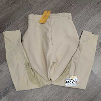 Ribbed Breeches *gc, older, discolored seat & legs
