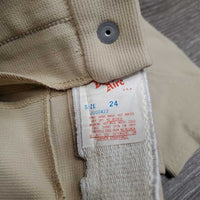 Ribbed Breeches *gc, older, discolored seat & legs
