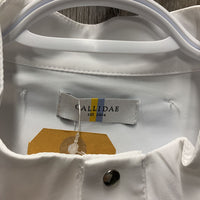 LS Show Shirt, 1/4 Snap Up, attached snap collar *new
