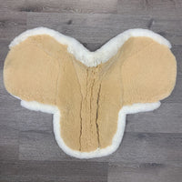 Quilt Wool Fleece Rolled Edge Fitted Hunter Pad *vgc, clean, mnr stains, hair, binding pills
