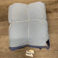 Hi Neck Rain Sheet, 2 legs *gc, wpf, stained, mnr tears, dirt, snags, repairs
