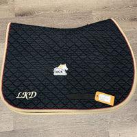 Quilt Jumper Profile Pad, 1x piping, embroidered *vgc, clean, mnr hair, pills, light binding rubs
