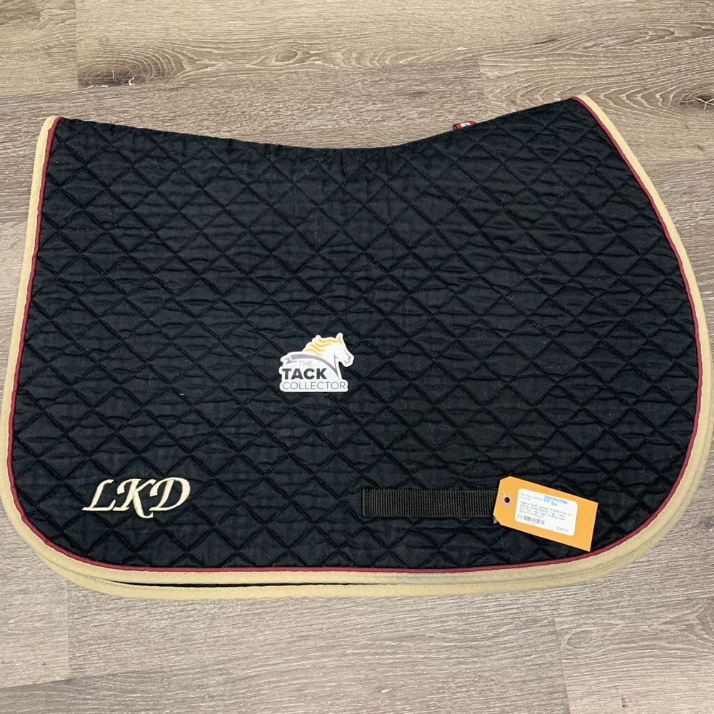 Quilt Jumper Profile Pad, 1x piping, embroidered *vgc, clean, mnr hair, pills, light binding rubs