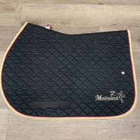 Quilt Jumper Profile Pad, 1x piping, embroidered *vgc, clean, mnr hair, pills, light binding rubs
