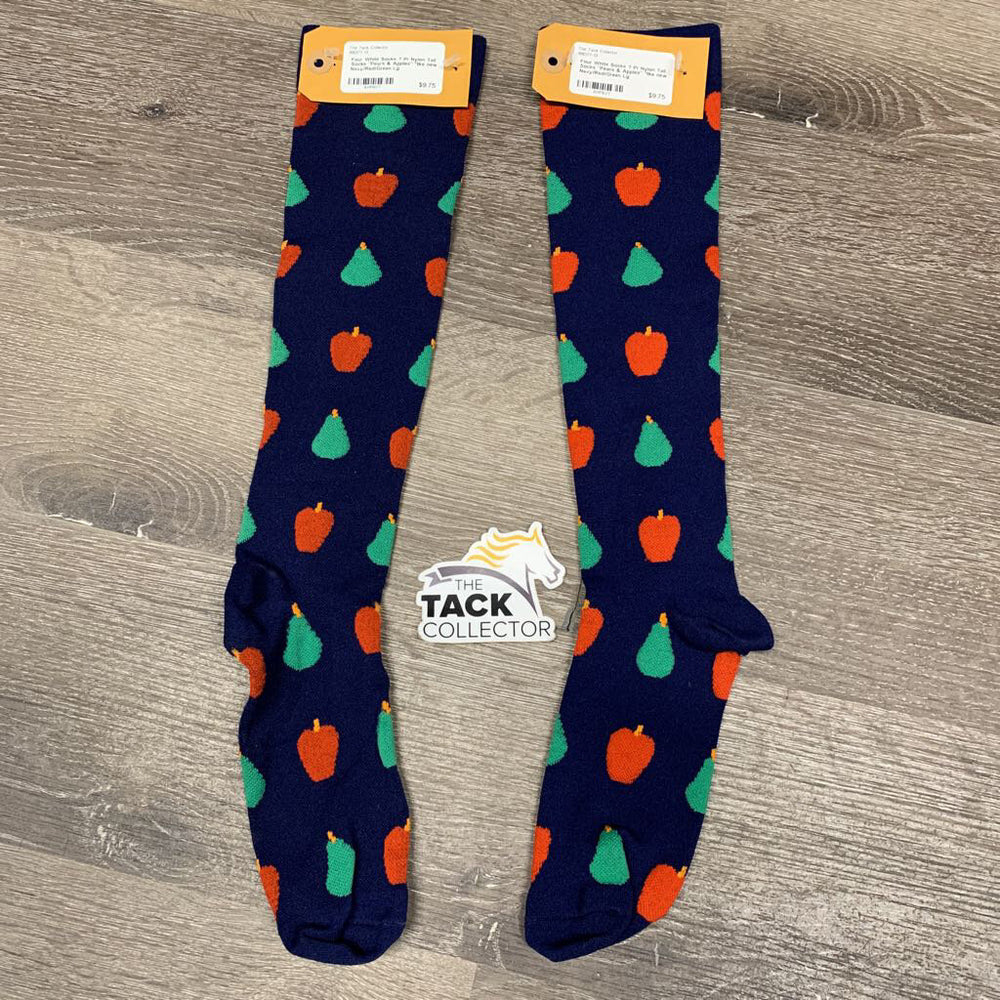 Pr Nylon Tall Socks 