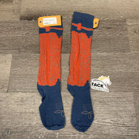 Pr Tall Socks "Western Boots" *xc, v.mnr rubs
